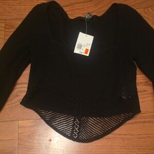 Forever 21 Black Knit Bodysuit